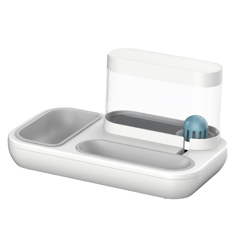 Automatic Pet Feeder & Water Dispenser – 2-in-1 Double Bowl