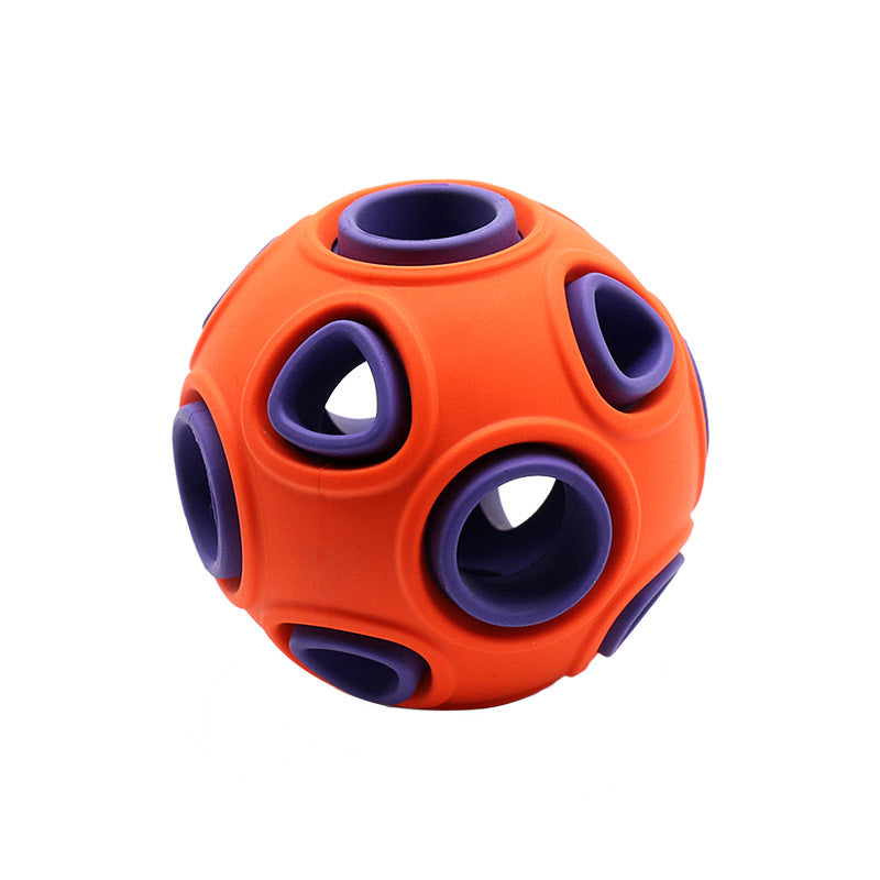 Luminous Sounding Dog Toy Ball – Glow in the Dark Chew Ball for Night Play