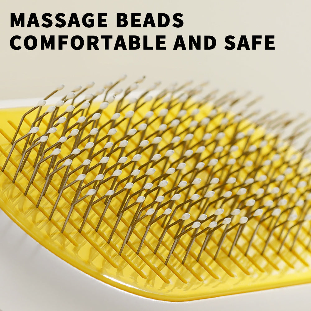 Pet Grooming Brush – Cat & Dog Hair Remover with Massage Pins