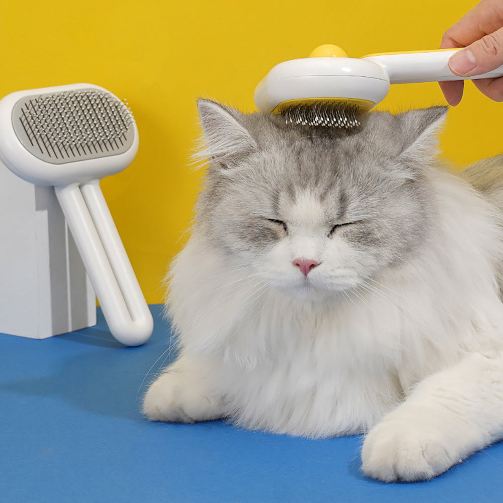 Pet Grooming Brush – Cat & Dog Hair Remover with Massage Pins