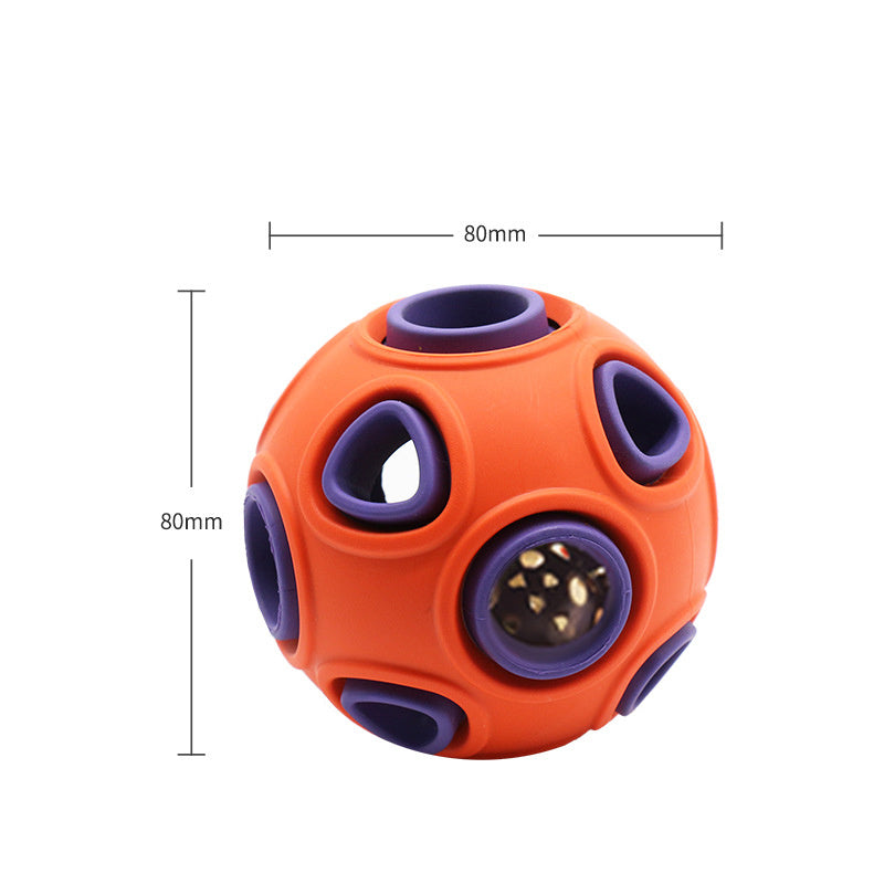 Luminous Sounding Dog Toy Ball – Glow in the Dark Chew Ball for Night Play