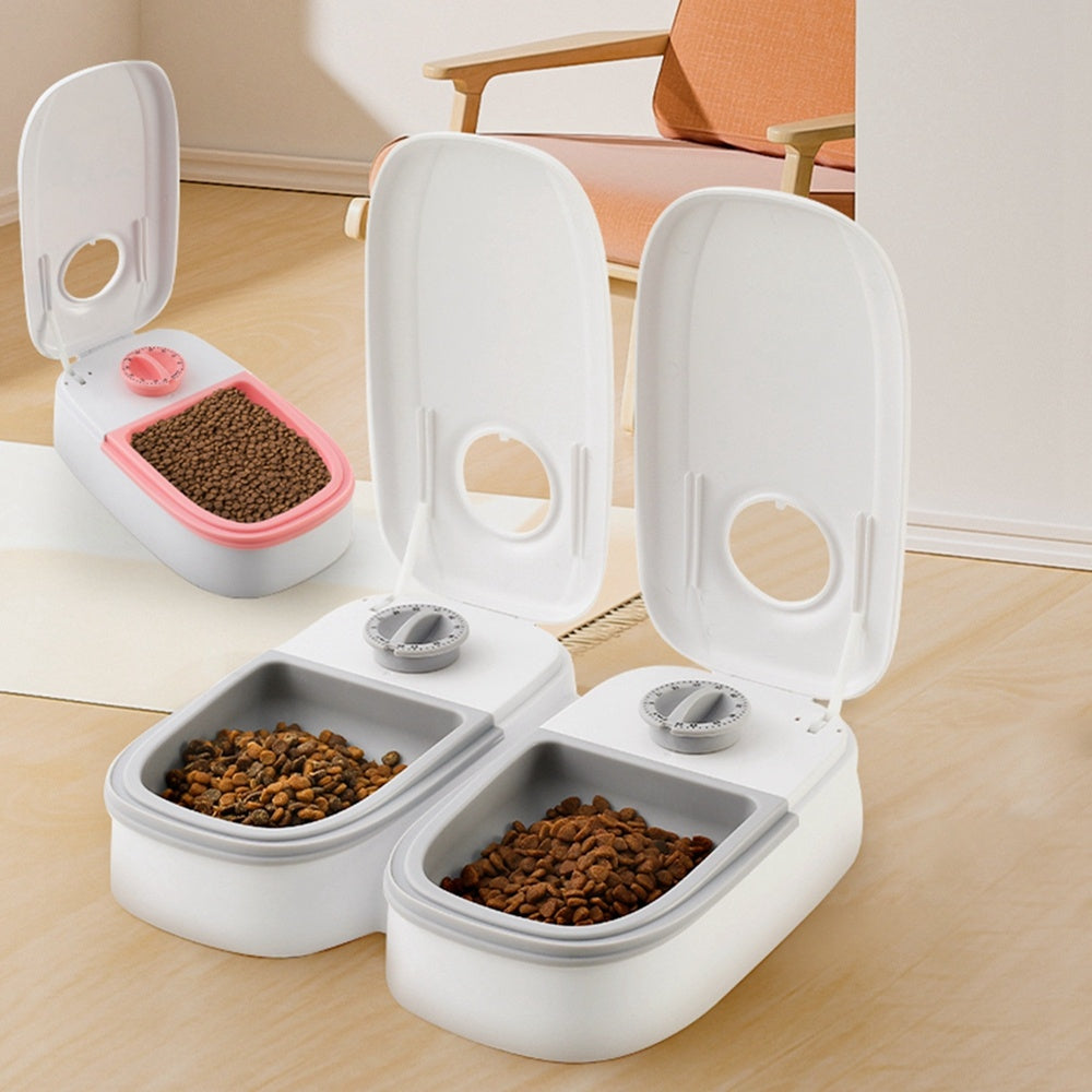 Automatic Pet Feeder & Water Dispenser – 2-in-1 Gravity Feeder for Cats & Dogs