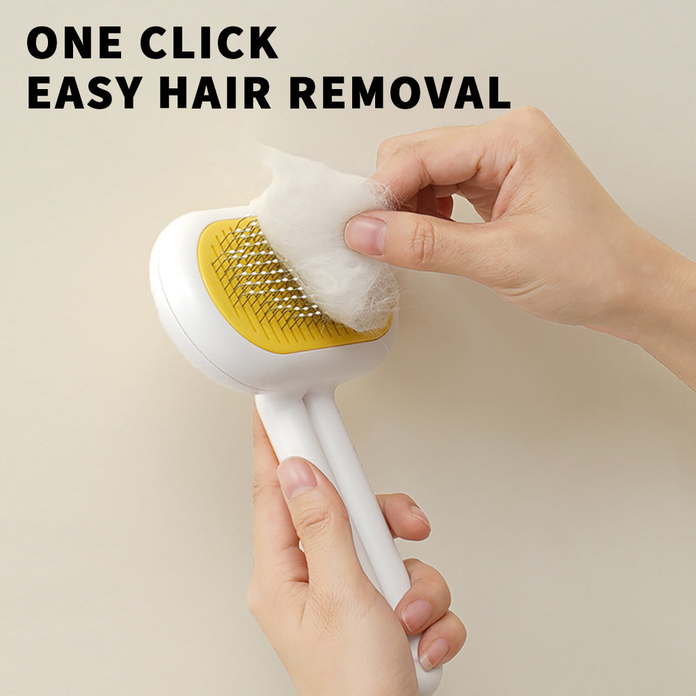 Pet Grooming Brush – Cat & Dog Hair Remover with Massage Pins