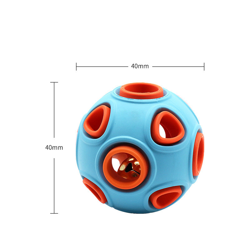 Luminous Sounding Dog Toy Ball – Glow in the Dark Chew Ball for Night Play