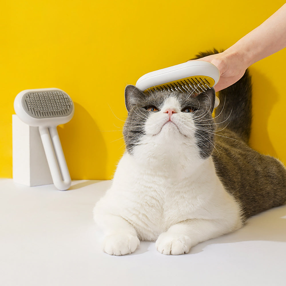 Pet Grooming Brush – Cat & Dog Hair Remover with Massage Pins