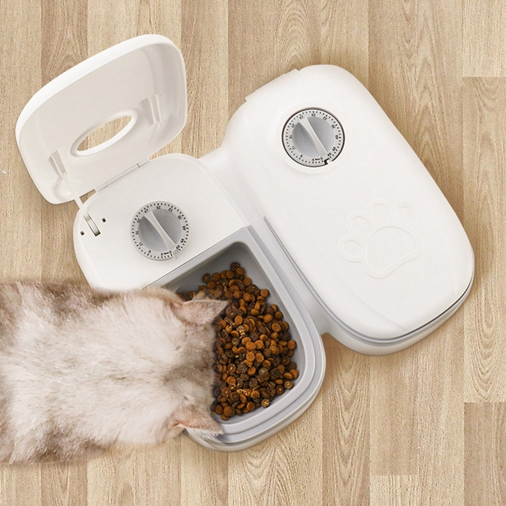 Automatic Pet Feeder & Water Dispenser – 2-in-1 Gravity Feeder for Cats & Dogs